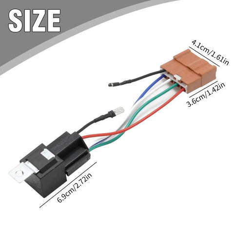 Main Relay Conversion Kit With Kill Switch For Honda Civic CR V Accord Prelude 1990 2002 And Acura Integra CL TL 1994 2001, showing size measurements