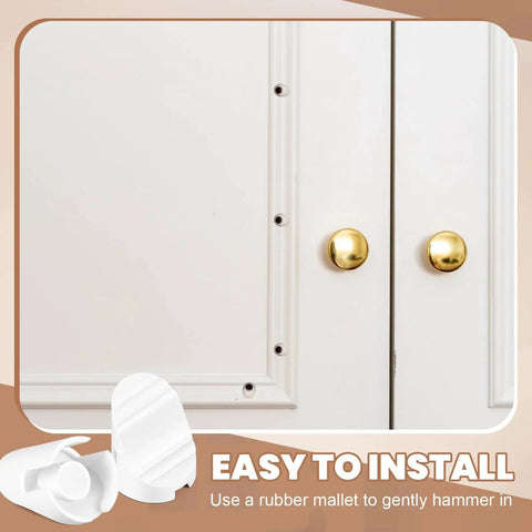 25 Pack Doors Frame Plugs Five Sixteenth Inch By Three Eighth Inch Screw Hole Plugs For Entry Doors Compatible With Therma Tru Frames close-up