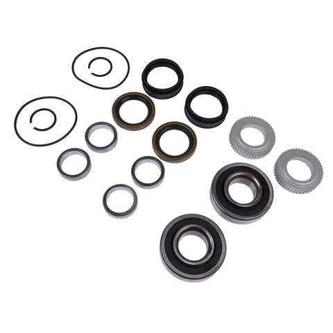 Abs Rear Wheel Bearing Seal Kit Beefed-Up Replacement For Toyota 4Runner Tacoma Tundra T100 Pickup Crown With Part Numbers 42423-20010 90363-40068 43517-35010 90310-50006 90313-54001 components displayed on surface