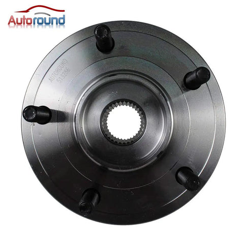 Top view of Front Wheel Bearing And Hub Assembly 513286 with 5 lugs, fits Dodge Journey 2009-2020 and 2014-2015 Ram ProMaster