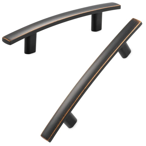 10 Pack 3 Inch Oil Rubbed Bronze Kitchen Cabinet Pulls With Smooth Rounded Edges Durable Solid Metal Hardware For Cabinets Drawers