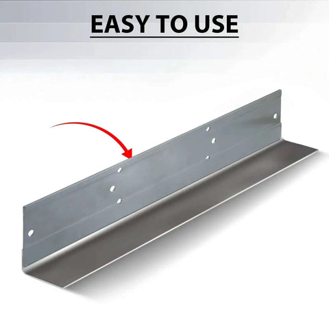 18 Inch Folding Metal Bending Tool For Sheet Metal And HVAC Ductwork, pro grade steel hemming tool with fold depths shown