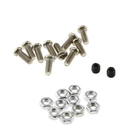 Gear Reduction Motor Holder For 37mm DC Geared Motors L Shaped Bracket Black Finish With 6mm Hex Coupling And M3x6 Screws