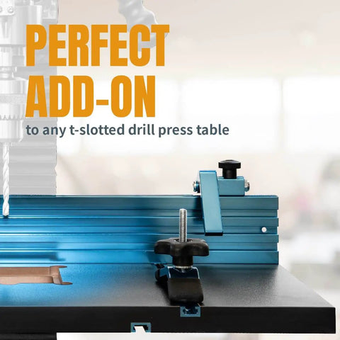 24 Inch T Slot Drill Press Fence Kit With Hardware For T Slot Drill Press Tables Laser Etched Scale Reversible Fence