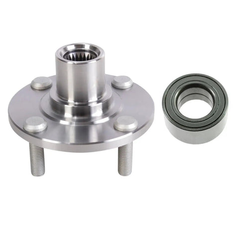 Front Wheel Bearing And Hub Assembly Kit For Mitsubishi Lancer ES 02-05 And 06 Lancer ES Without ABS, 2 Piece Front Driver And Passenger Sides