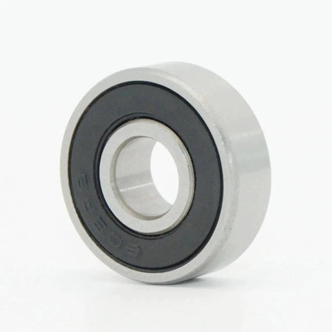 Close-up of a sealed deep groove vacuum motor bearing, part of a 4 Pack Vacuum Cleaner Motor Bearing Set Miniature Sealed Deep Groove 71749-2RS and 1602-2RS
