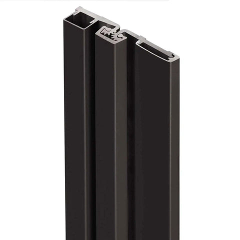 Heavy Duty Continuous Geared Door Hinge In Dark Bronze Anodized Aluminum Full Surface 83 Inch Center Pivot Tamperproof For Storefront Doors High Traffic Public Building Solution Comparable To Select SL57