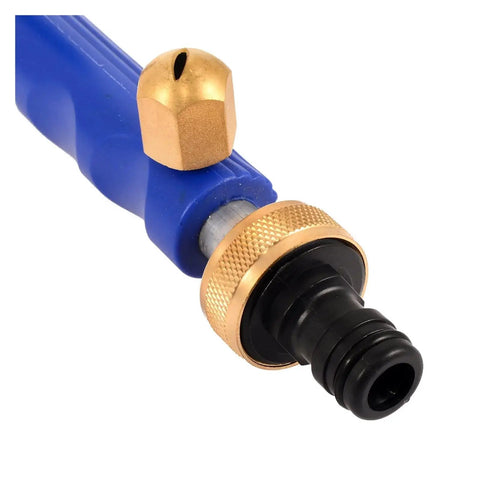 Close-up of brass nozzle sprayer from Submersible Pump With Ultra Quiet Operation And High Pressure Garden Washer System