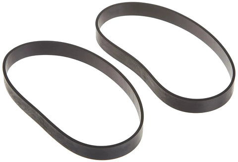 Two black rubber vacuum belts front view for BISSELL Style 7/9/10/12/16, OEM model 32074