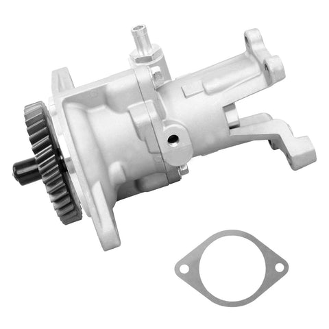 904-810 gear-driven mechanical vacuum pump for 1994-2002 Dodge Ram 5.9L Cummins, with mounting flange and gasket