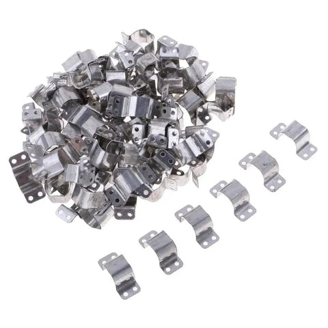 100 Pcs N20 Micro Motor Mount Set For 12mm Gear Motors Ideal For Toy Cars And Small Robotics Iron Base Mounting Brackets