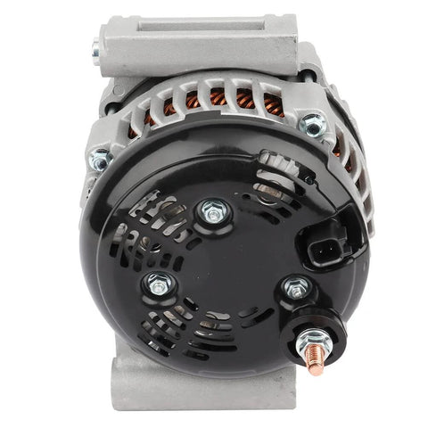 Front view of High Output 220Amp 12V Alternator Replacement For Dodge Charger Challenger And Chrysler 300 V8 5.7L 6.2L 6.4L 2011 Through 2018