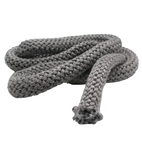 BSTFLEX graphite-impregnated fiberglass rope seal, 1 in x 72 in, gray wood stove gasket