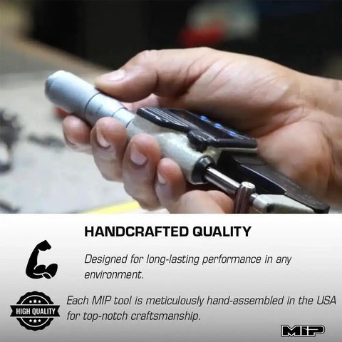 Hand holding high-quality precision tool with focus on durable metal construction for meticulous craftsmanship.