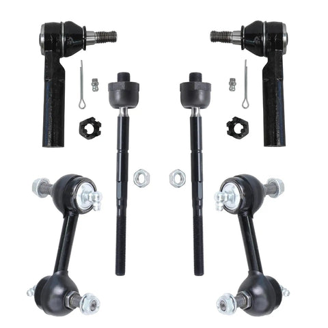 2WD Front Wheel Bearing Hub Kit For 2004-2005 Chevy Colorado And GMC Canyon, featuring tie rods and ball joints