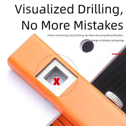 Visualized drilling tool with precise positioning feature, enhancing accuracy and eliminating mistakes in projects.