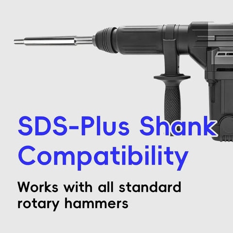Precision SDS Plus Setting Tool For Three Eighths Inch Drop In Anchors In Concrete And Masonry Installations Compatible With Anchors Durable Carbon Steel Heat Treated For Reliable Anchor Seating In Overhead Installations Corrosion Resistant shown with SDS-Plus shank and rotary hammer compatibility