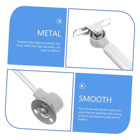Heavy Duty Cabinet Hinge Lift Support Rod For Folding Lids With Soft Close and durable metal construction, ideal for cabinets.