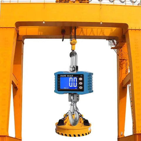 Built Tough Workhorse Hanging Scale Digital Crane Scale 1000kg 2204lb With LCD Backlight Unit Change Data Hold Tare Zero