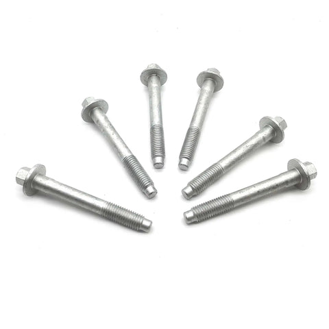 Six Pack Wheel Hub Bearing Mounting Bolts Set For Jeep Grand Cherokee 2000 To 2010 And Compatible With Chrysler Cirrus Sebring Dodge Nitro Stratus Commander Liberty Models Silver Tone Metal 41027
