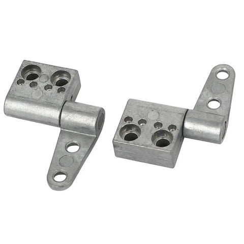 Constant Torque Embedded Hinge 2 In 1 For Cabinets And Gates XK502 7A Gate Hardware With Damping, silver metal hinge, side view