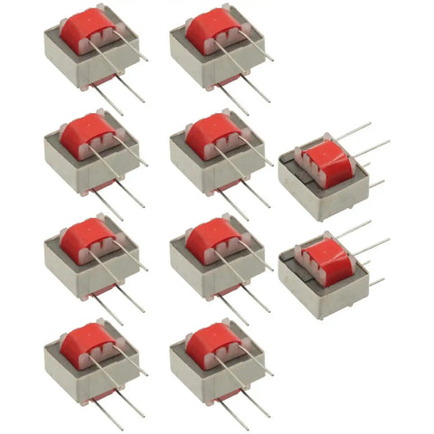 10 Pack 600:600 Ohm 1:1 Audio Isolation Transformers With EI14 Core, Double-Winding Design, High Fidelity Shielding For Pro Audio Interfaces