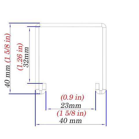 Diagram of Five Feet Long Strut Channel Trolley Track For Wheel Trolley Assembly And Mechanical Support One And Five Eighths Inch