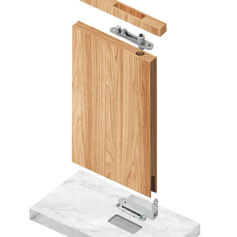 Self Closing Door Pivot Hinges For Home And Commercial Wood Doors Heavy Duty Hidden Stainless Steel Pivot Hinges With 360 Degree Shaft