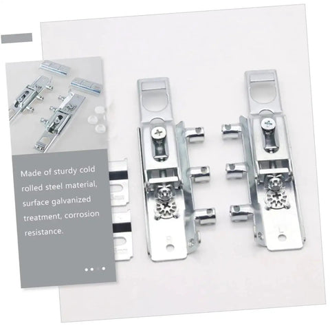 Heavy Duty Hidden Cabinet Hinges Set 2 Pieces For Kitchen Cabinets With Cold Rolled Steel Construction Built To Last