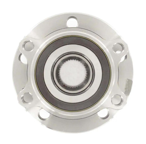 Top view of Front Wheel Hub Bearing Assembly Aftermarket Replacement For Audi 2004 2018 Seat 2010 2014 And Volkswagen 2005 2021