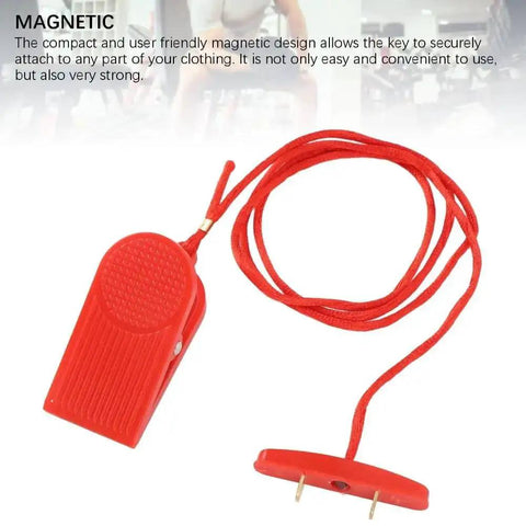 Treadmill Key 2 Pack With Magnetic Emergency Stop Switch Universal Fit Double Insert Design For JX ZXCH ISPO Treadmills