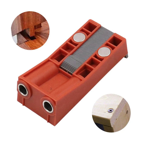 15 Degree Locator Angle Woodworking Tool With Hole Drill Guide And Screw Jig Positioner, Nylon PA6, compact design