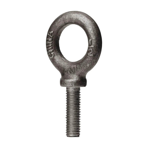 Two Pack Eyebolt Set Go-To Heavy Duty Lifting Shoulder Eyebolts 1/2-13 Threads By 1-1/2 Inch Length Forged And Tempered Industrial Grade Working Load Limit 2600 Lbs Built Tough For Rigging And Hoisting Meets ASME B18.15 And B30.26 ISO 9001 front view