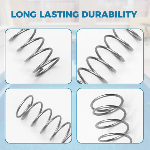 Check valve springs for Pentair Ortega, stainless steel tension springs, set of four