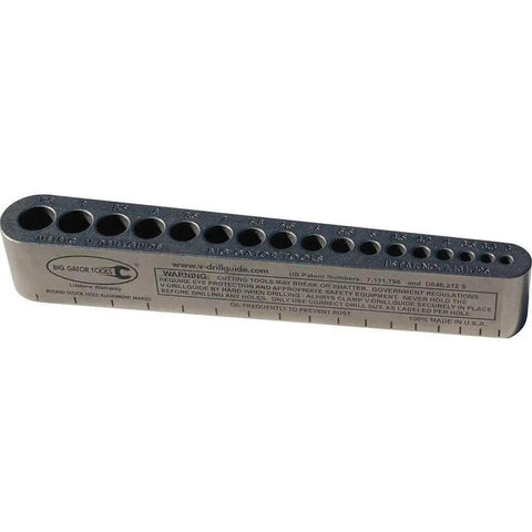 Universal V-Drill Guide For Perpendicular Hole Drilling On Flat Round And Square Materials, Built For Pro Grade Precision