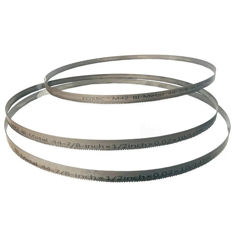 44-7/8 Inch Bandsaw Blades 1/2 Inch Wide 0.020 Inch Thick 10/14 TPI Portable Blades Three Pack for Milwaukee DeWalt tools