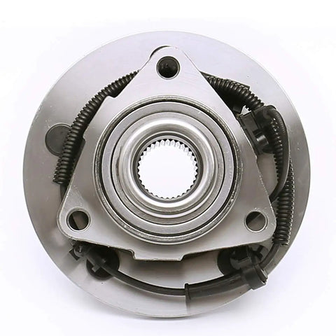 Front Wheel Bearing Hub Assembly For 2006-2008 Dodge Ram 1500 4 Wheel ABS 5 Lug Crew Cab And Standard Cab Front Left And Right Pair Set Of 2 OE Quality Ready To Roll, close-up view