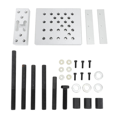 Drill Press Support Plate Set For 30 Ton Car Wheel Hub Bearing Bushing Repair And Installation Heavy Duty Adjustable Base Plate Tool