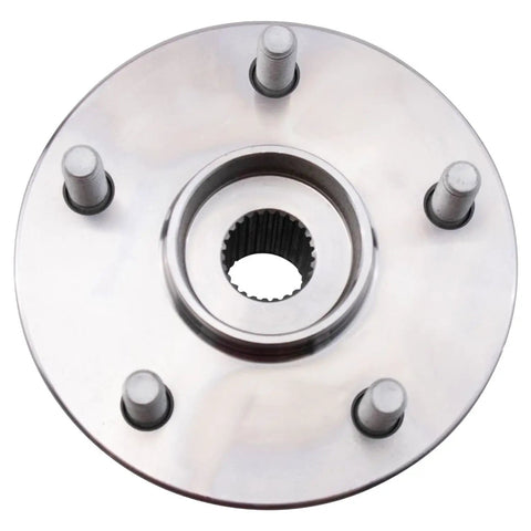 Front view of Front Wheel Bearing Hub Assembly Ready To Bolt On For Toyota Camry 2018 2022 2 5L Gas Avalon 2021 Limited XLE 2 5L Lexus ES250 2021 2023 5 Lug With ABS.
