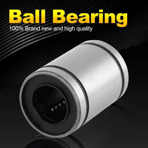 Pack Of 8 LM10UU Linear Ball Bearings 10mm Inner Diameter For 3D Printers CNC Machines And DIY Projects, 19x29mm Outer Size