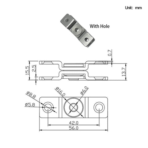 304 Stainless Steel Torque Hinge With 360 Degree Rotation Positioning Shaft 2.0 N m Heavy Duty Pro Grade Corrosion Resistant Cabinet Door Hinge With Hole 1 Piece For Cabinets And Enclosures, detailed diagram
