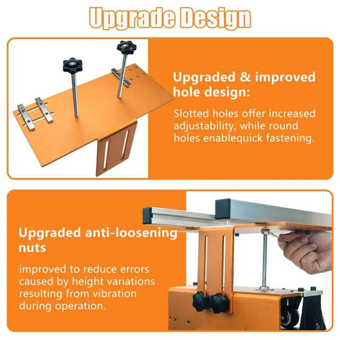 58 Inch Router Sled For Flattening Slabs, Pro Grade 3 Axis Adjustable High Precision Slab Flattening Jig with upgraded design details