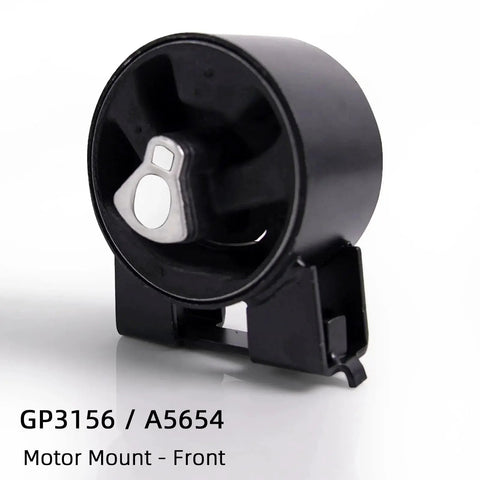 Front view of motor mount from Four Piece Engine And Transmission Mount Kit That Fits Chrysler Town And Country Dodge Grand Caravan And Volkswagen Routan 2008 2009 2010 3.3L 3.8L 4.0L A5654 A5480 A5465 A5493