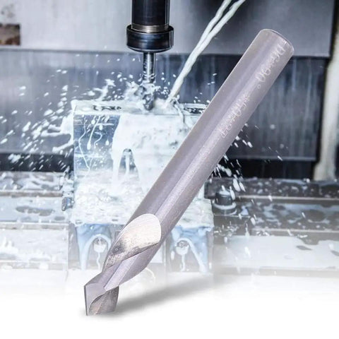 Dual Function Spot Drill And Chamfering Tool With A 90 Degree Cutter Tungsten Steel HRC 55 for metal and plastic projects