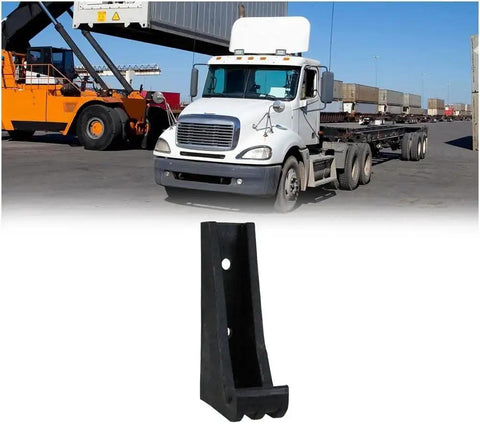 Truck Hood Latch Catch For 2000 To 2008 Freightliner Columbia OEM 17-13788 shown with Freightliner truck in background