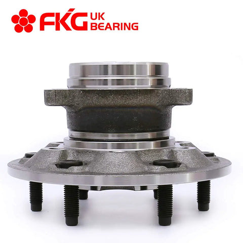 Front Wheel Bearing Hub Assembly For 2009 2012 Chevy Colorado And 2009 2012 GMC Canyon 4x4 6 Lug Front Left Or Right Side Replacement Drop In OE Quality Hub Bearing Assembly, front view
