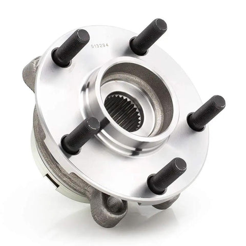 Front Wheel Bearing And Hub Assembly 513294 For Nissan Altima 2007 2008 2009 2010 2011 2012 2 5L Four Cylinder Bolt In Models Only And 2013 S Coupe 5 Lug With ABS Exact Fit Replacement, close-up view