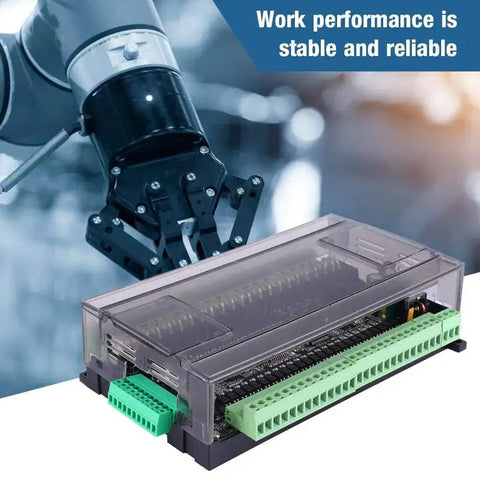High Speed 24 Channel PLC Control Board With 24V 1A Power And 24 Input 24 Output for Industrial Automation Text Screen