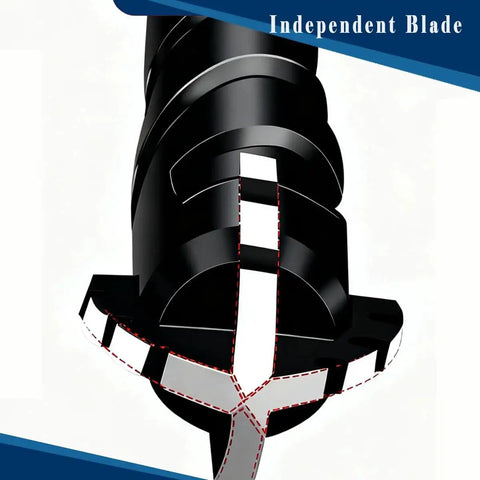 Close-up of a Pro Grade 10 Piece Masonry Drill Bit Set With Crisscross Serrated Tip for precision drilling in tough materials.