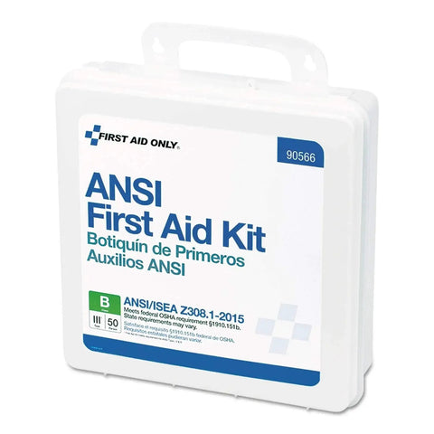 ANSI 2015 B And OSHA Compliant 50 Person First Aid Kit With 199 Pieces for Office Home Car and Job Site Emergency